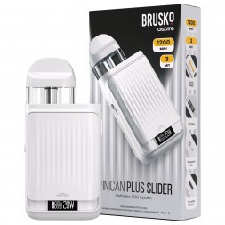 Электронная сигарета Brusko - Minican Plus Slider (Белый)