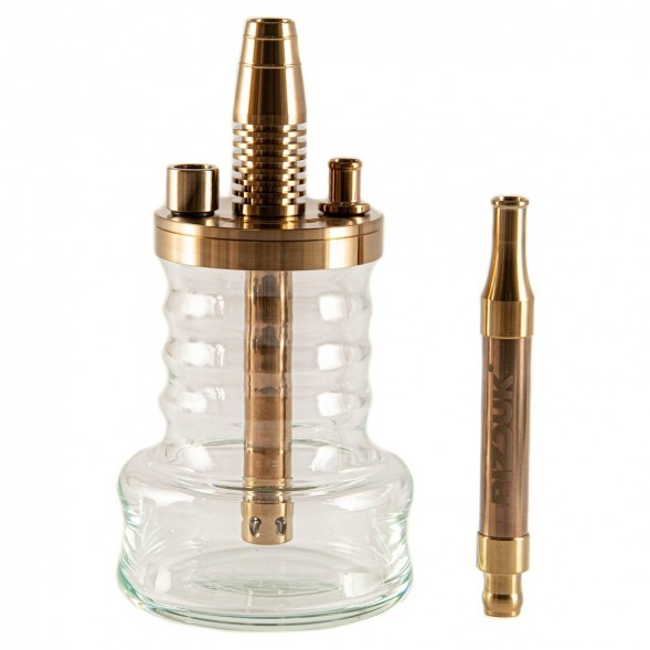 Кальян Pizduk PRO - GOLD Black-Bag (Прозрачная Колба) купить в Тюмени