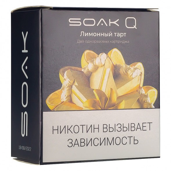 Картридж SOAK Q - Лимонный Тарт (1500 затяжек х 2 шт.) купить в Тюмени
