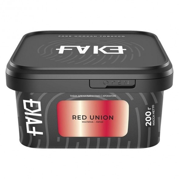 Табак FAKE - Red Union (Малина и Личи, 200 грамм) купить в Тюмени