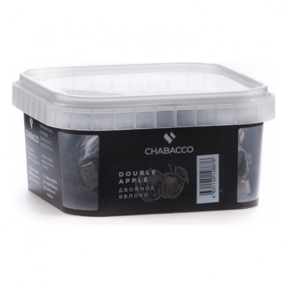 Смесь Chabacco MEDIUM - Double Apple (Двойное Яблоко, 200 грамм) купить в Тюмени