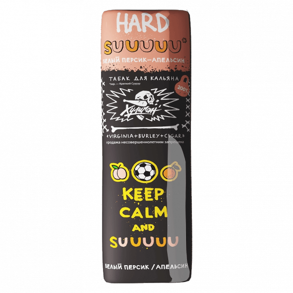 Табак Хулиган Hard - Suuuuu (Белый Персик и Апельсин, 200 грамм) купить в Тюмени