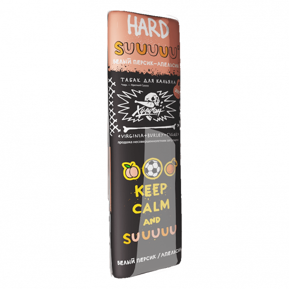 Табак Хулиган Hard - Suuuuu (Белый Персик и Апельсин, 200 грамм) купить в Тюмени