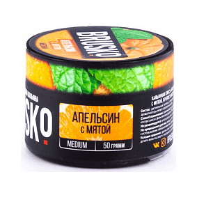 Смесь Brusko Medium - Апельсин с Мятой (50 грамм) купить в Тюмени