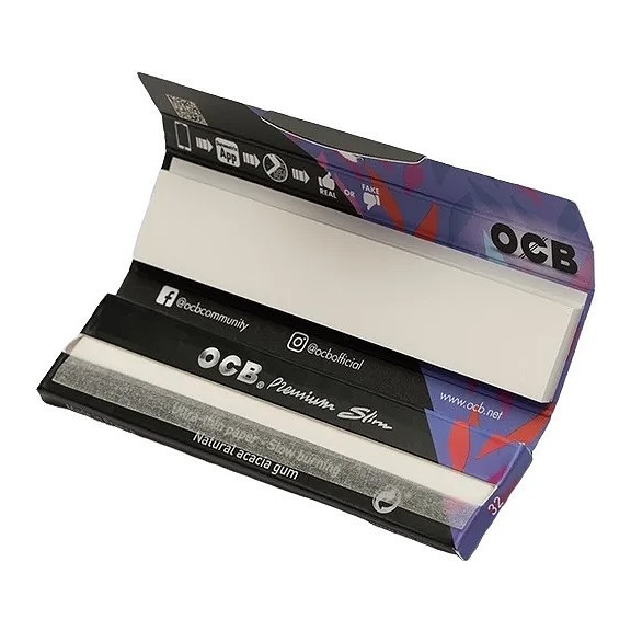 Бумага для самокруток OCB - SLIM Premium +FILTERS (32 штуки) купить в Тюмени