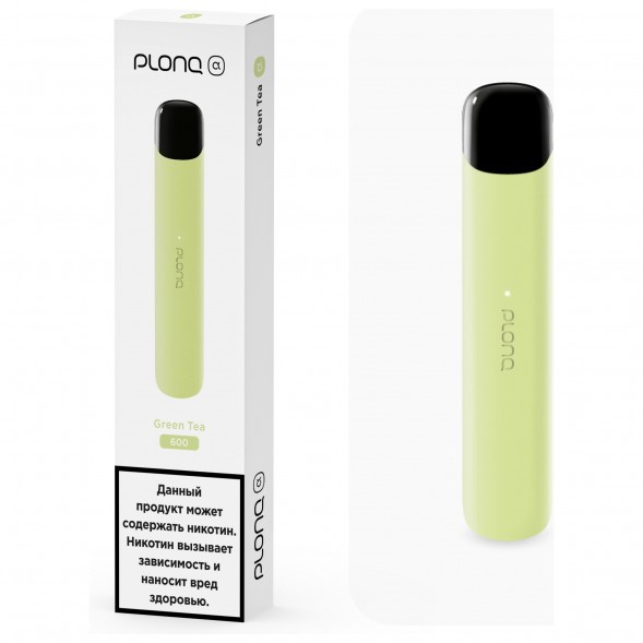 PLONQ ALPHA - Зелёный Чай (600 затяжек) купить в Тюмени